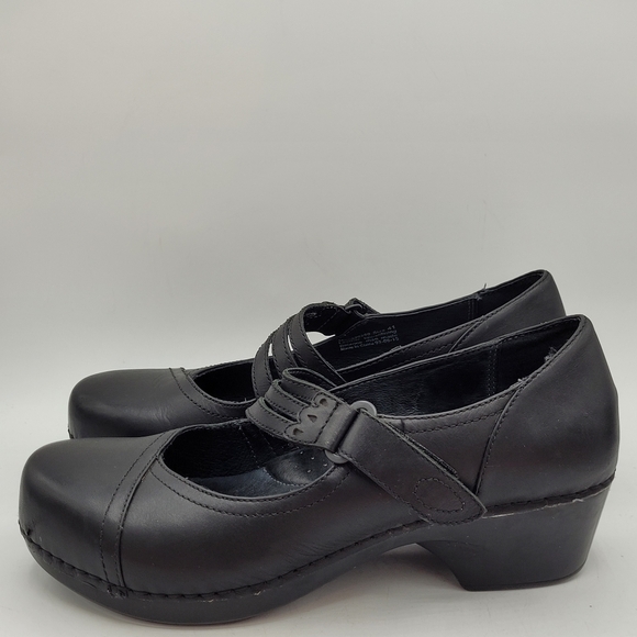Dansko Tandy Nubuck Leather 2.25" Heel Mary Jane Shoes Size 41 US 10.5/ 11 - Picture 6 of 16